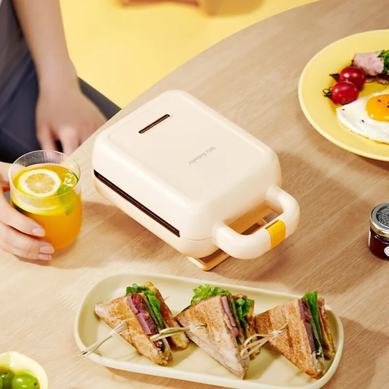 

Электрическая сэндвичница 220 В, мини-тостер, пресс для панилин, многофункциональная машина для завтрака, карманная сэндвич-машина с антипригарным покрытием