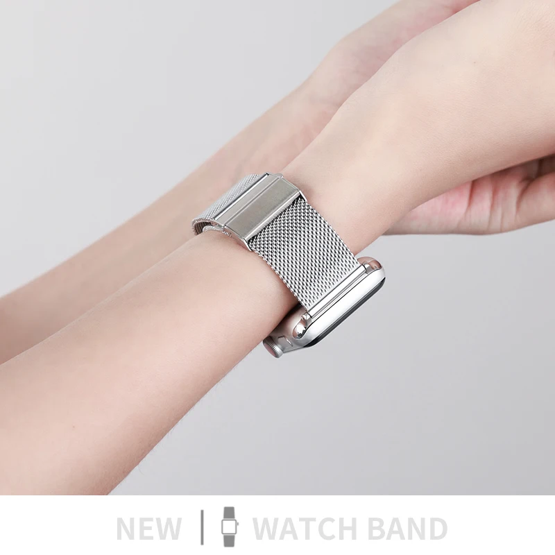 Luxuriöses Edelstahlarmband für Apple Watch Band 44 mm 40 mm 42 mm 38 mm Metall-Ersatzarmband für iWatch 8 7 6 5 SE 4 3 – Detail 10