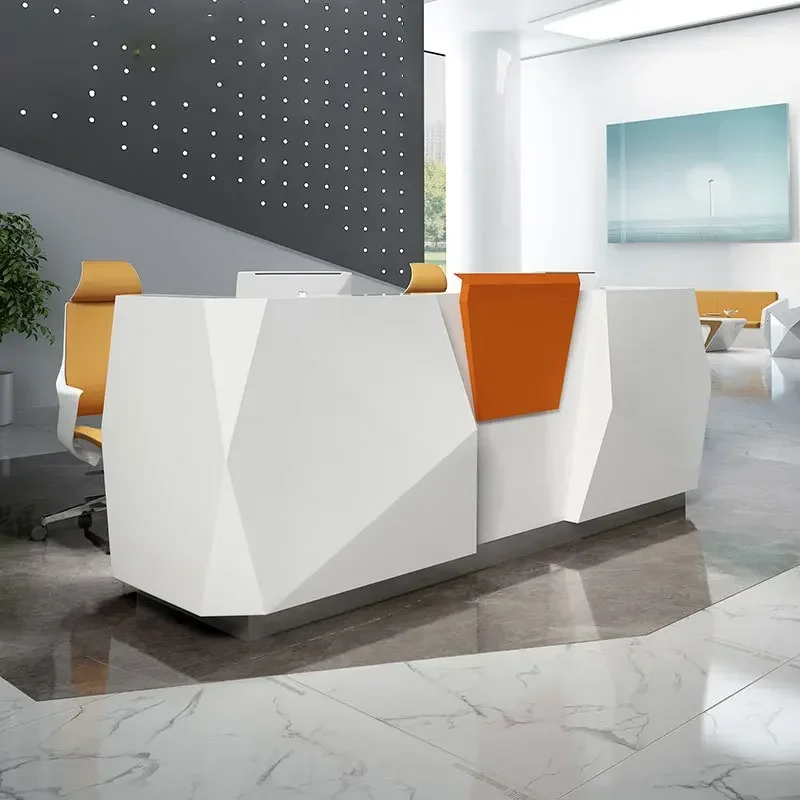 Reception Front Desk Company Bar Desk Welcome Desk Modern Simple PremiumX9