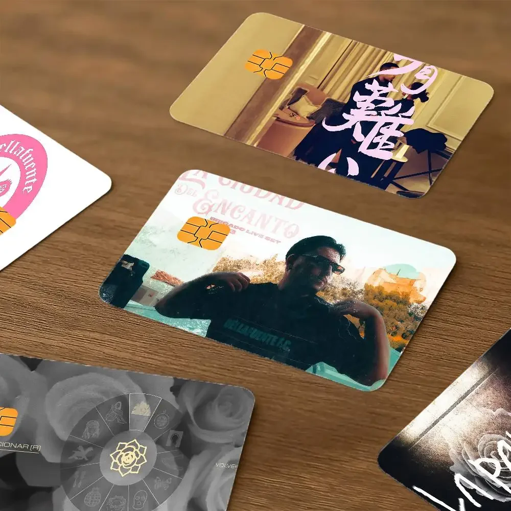 D-dellafuente Singer Credit Card Stickers Bank Cards Public Transport Cards Waterproof And Scratch-Resistant Protective Film