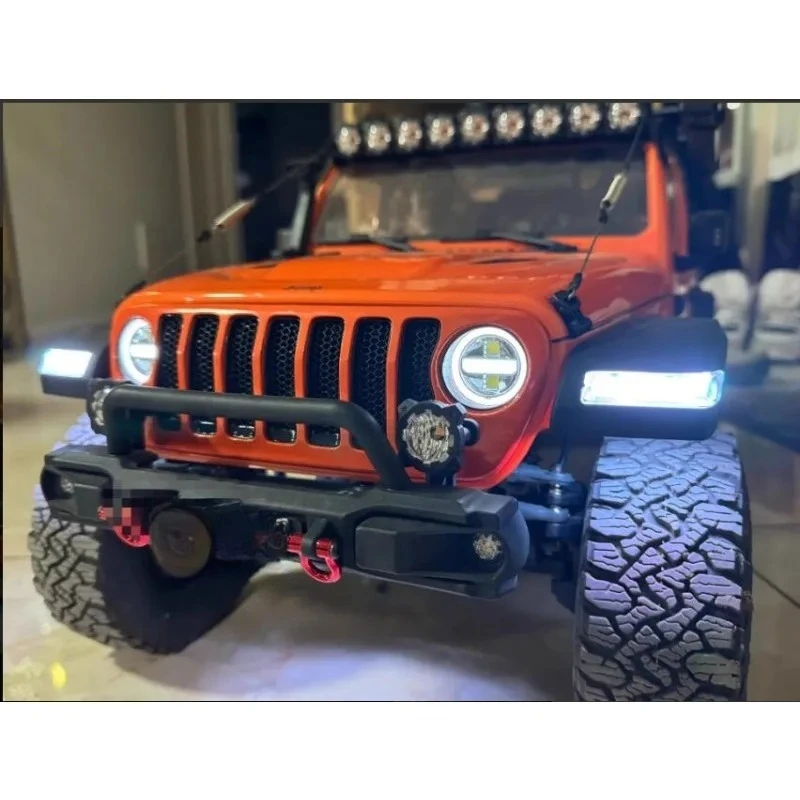 

ABS Grille Front Face Upgrade for 1/7 RLAARLO MK07/JK07 RC Crawler, Original Car Data Modeling, Direct Bolt-On, Removable Grille
