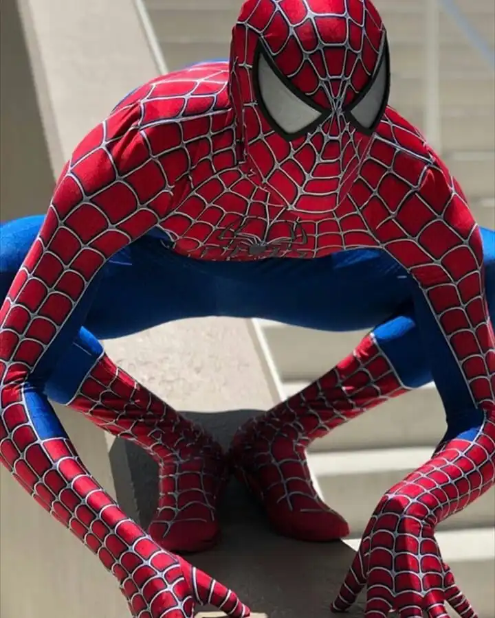 Disfraz clásico de Halloween para niños y adultos, traje de Spiderman Raimi, estampado en 3D, Zentai, Spiderhero