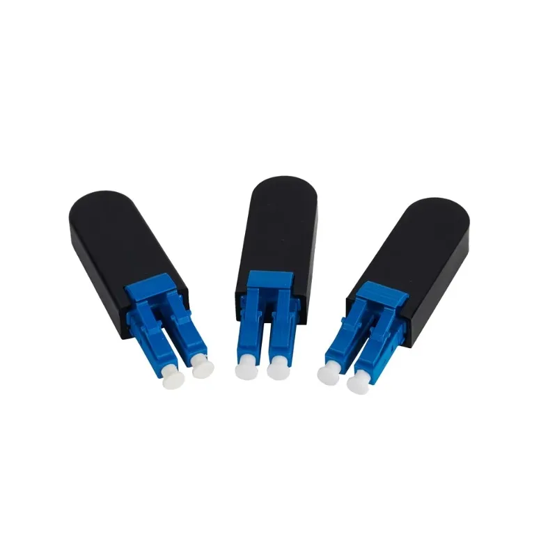 Singlemode 1-10dB LC/UPC DX Fiber Optic Loopback Adapter Optical Loopback Attenuator with LC/UPC Loopback Plugs for Ftth Use