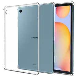 Etui na Samsung Galaxy Tab S6 Lite ‎ 10.4 SM-P610/P615/P613 2020/2022 silikonowa odporna na wstrząsy ochronna tylna pokrywa przezroczysta