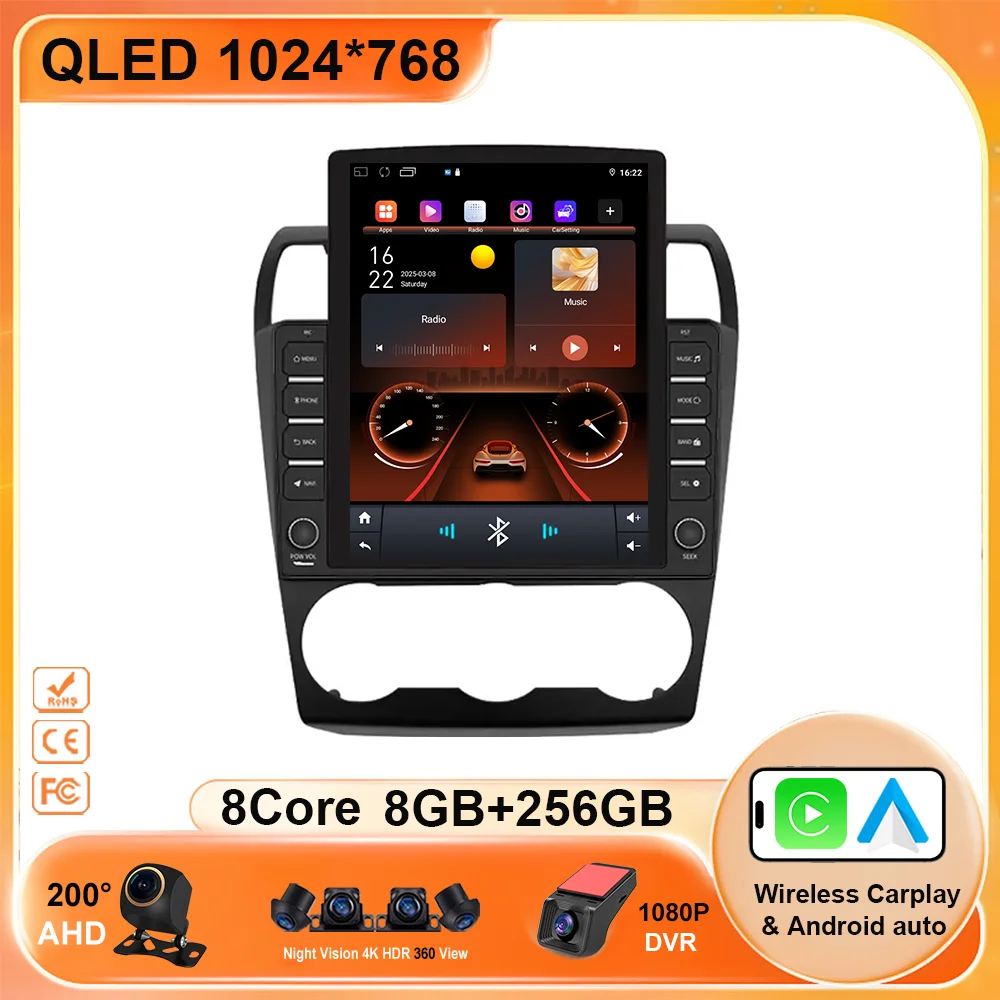 9,7 Android 15 para Subaru Forester XV WRX 2015-2017 Auto para Impreza Multimedia NO 2 Din Radio estéreo reproductor GPS para coche navegación