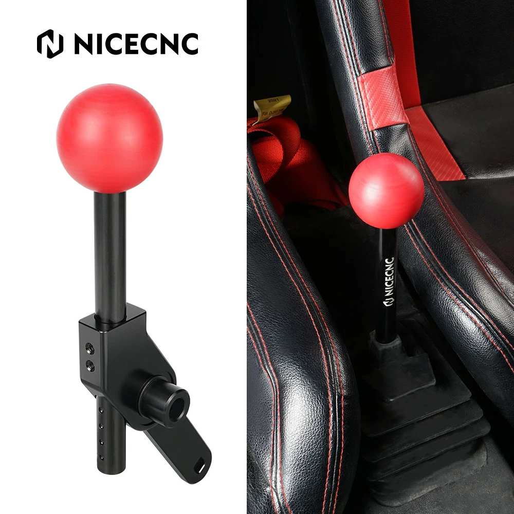 

NICECNC UTV Shift Lever Knob Kit for Polaris RS1 S TRAIL RZR XP 4 1000 TURBO 4 S 800 900 570 60 INCH S4 Round Shape Accessories