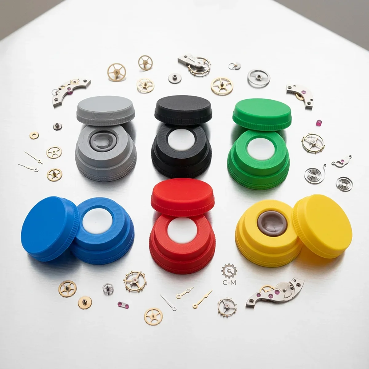 3D Print Watch Oil Dish Applicator Oil Cups Oiler Stand Watchmaker Immersion Tool Watch Repairing Accessory Oiler storage box