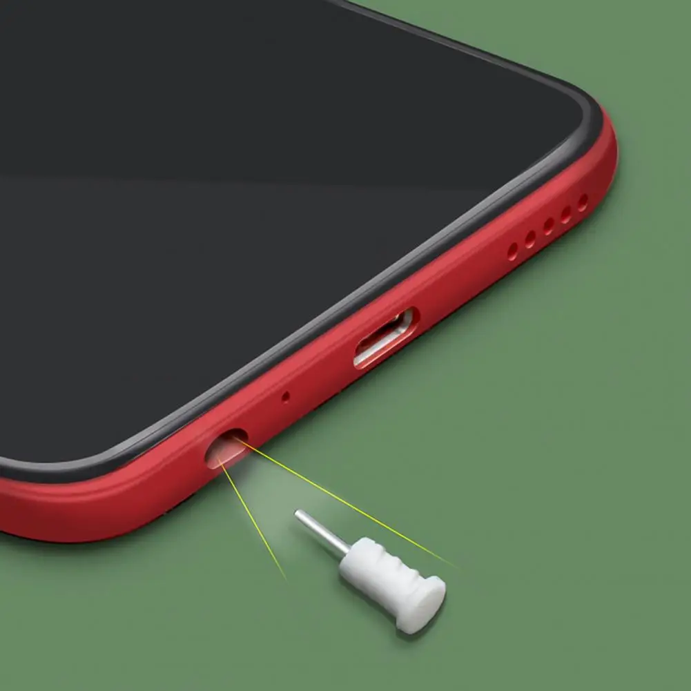 5Pcs Dust Plug Silicone for Smart Phones Dust Pin Universal Mini 3.5mm Multipurpose Jack for Smart Phones