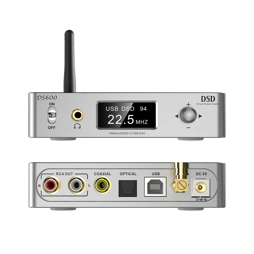 HiFi Optical/Coaxial/USB Digital Audio Amplifier DAC Decoder Bluetooth 5.0 Receiver