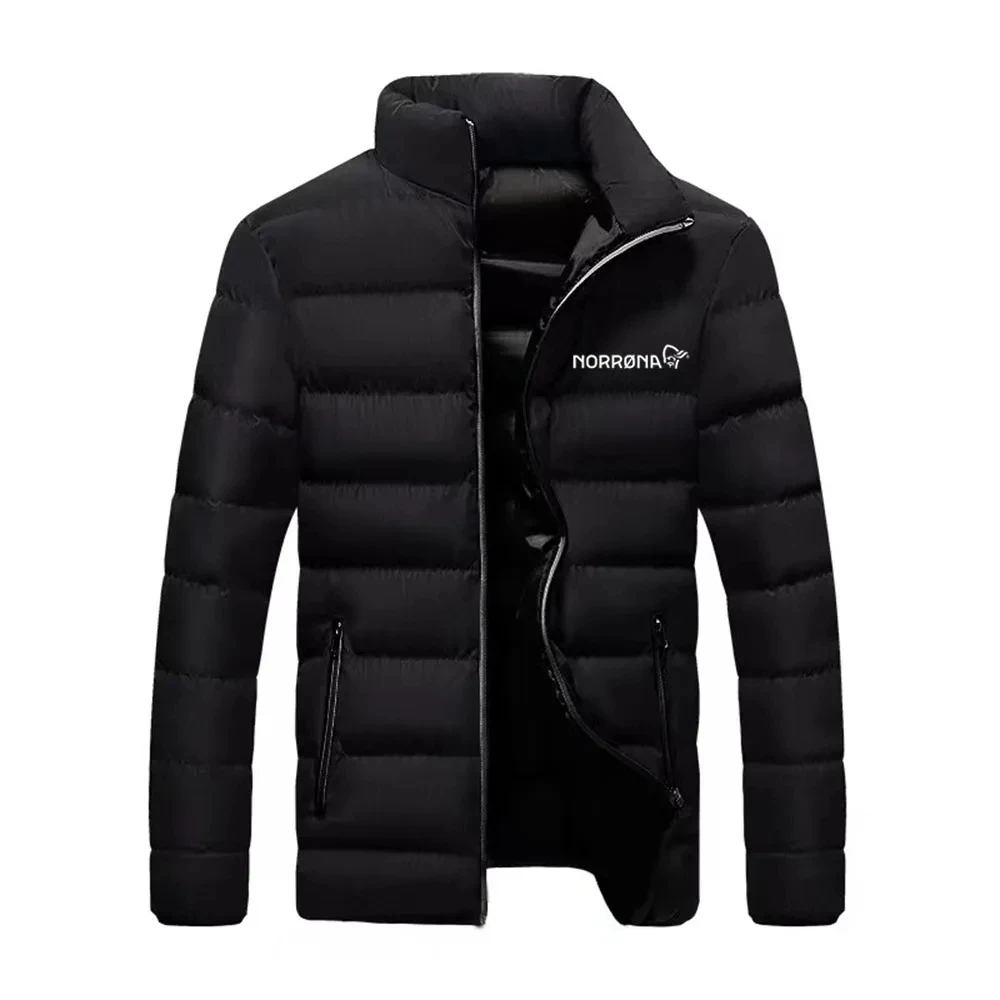 NORRONAMen WinterJacket War Collo alto Casual Elegante 2024 Innovativo Inverno Affari e tendenze per il tempo libero versatile top-notch