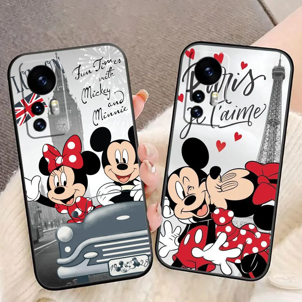 

Disney Cute Mickey Minnie Mouse Cover Phone Case For Xiaomi 11 11T 12 12T 13 14 14T 15 POCO F5 F6 F7 X3 X5 M4 M5 M6 M7 Pro Case