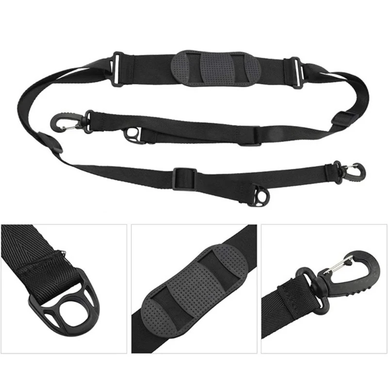 

Adjustable Kids Bike Carrying Strap with NonSlip Shoulder Pad Kick Scooter Shoulder Strap Hand Carrying Shoulder Belt