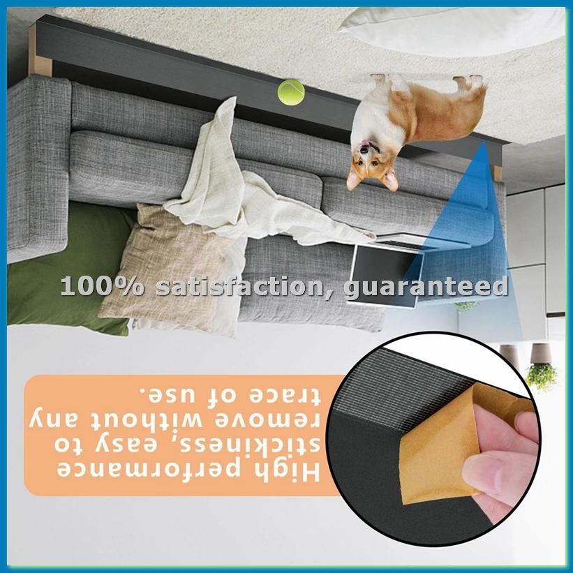 Under Couch Blocker, Thicker Under Sofa Furniture Blocker - Stop Things Going Under Sofa Couch or Bed, Easy to Install,B-FABY