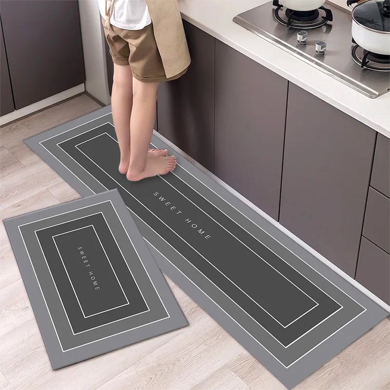 

Diatomite Kitchen Mat Non-slip Long Rug Super Absorbent Floor Mats Long Carpets for Living Room Kitchen Foot Mats Alfombra