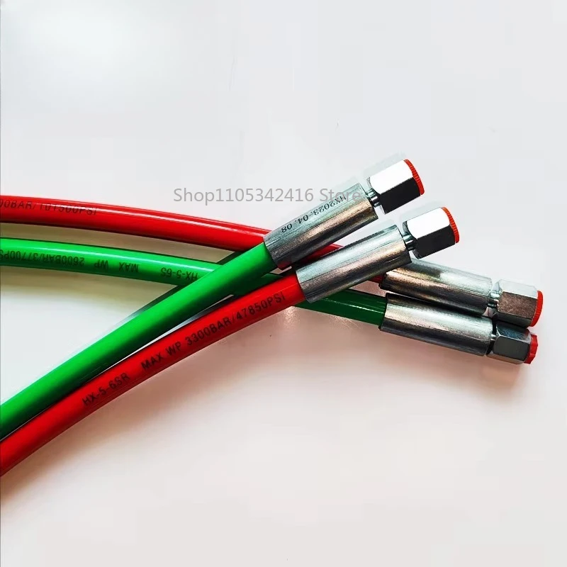 Flexible Diesel High Pressure Pipe, 400mm 600mm Length 2600bar 3300bar Resistance, Common Rail Test Bench Replacement Spare Part