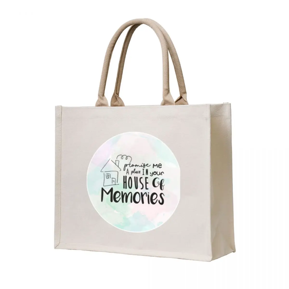

House of Memories Tote Bag shopper bag women canvas Shopping bags shopping bags foldable cute pouch bag