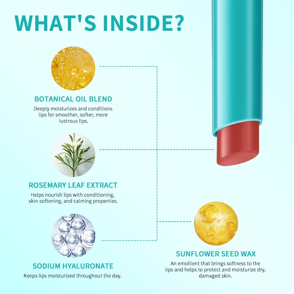Espejo sólido tinte de labios lindo hidratante gelatina lápiz labial rojo claro hidratante labios tinte naturaleza desnuda Corea cosméticos de maquillaje de labios