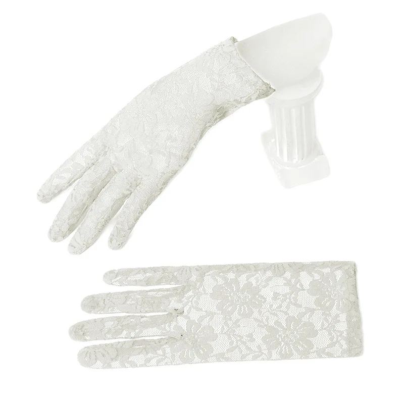 Guantes de encaje para mujer Guantes finos de novia para boda