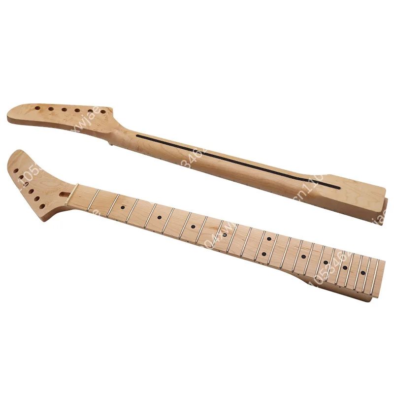 

Т-образная головка банана, 6 струн, 22 лада, канадский клен, матовый, 5,6, широкий гриф для электрогитары, собранная своими руками ручка для гитары