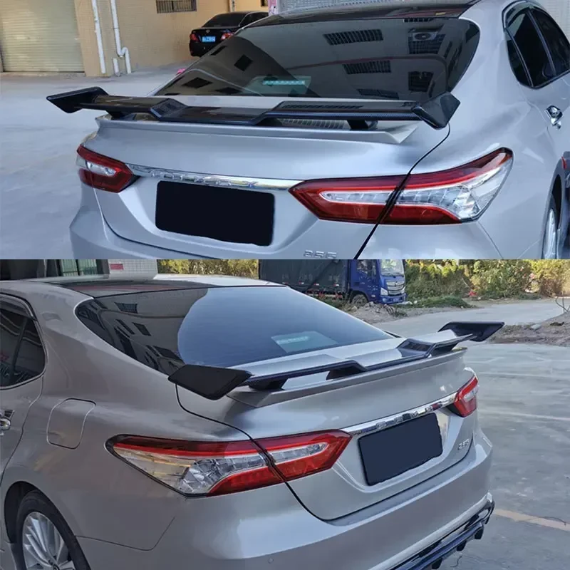 

Для Toyota Camry 4-дверный 2018-2022 TRD стиль задний спойлер багажника крыло губа карбон