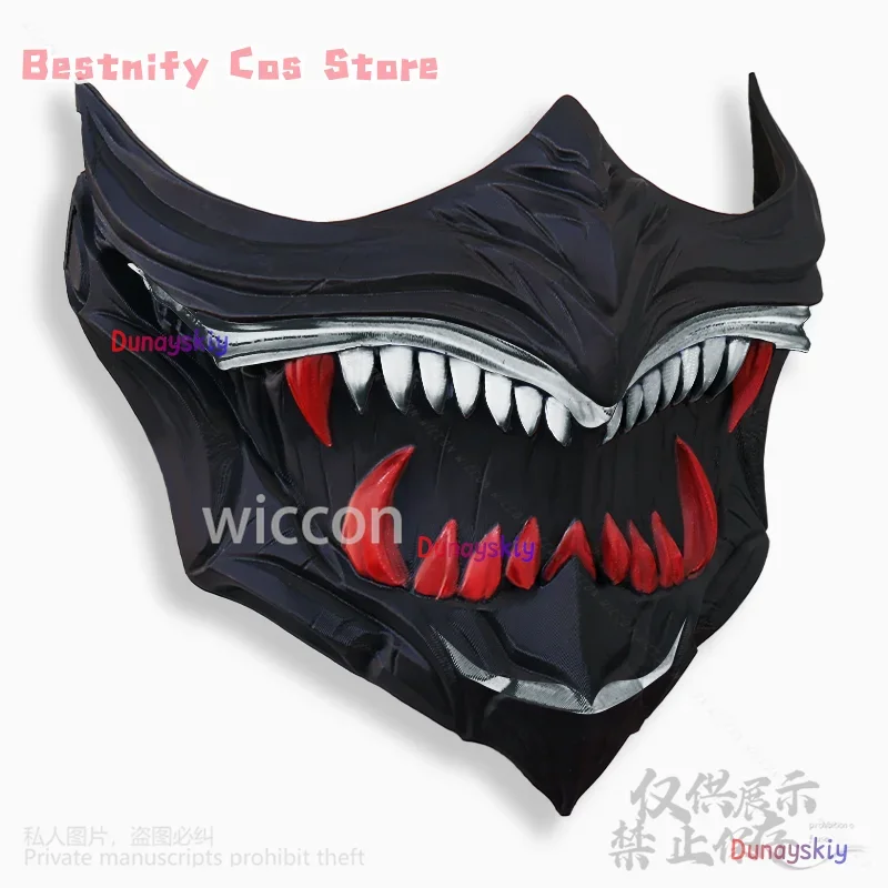 CosplayAnime Game NINJA GAIDEN 4 كوسبلاي ثلاثية الأبعاد قناع حمض البوليلاكتيك الدعائم اكسسوارات لجميع القديسين حفلة عيد الميلاد كوس فضي Cus
