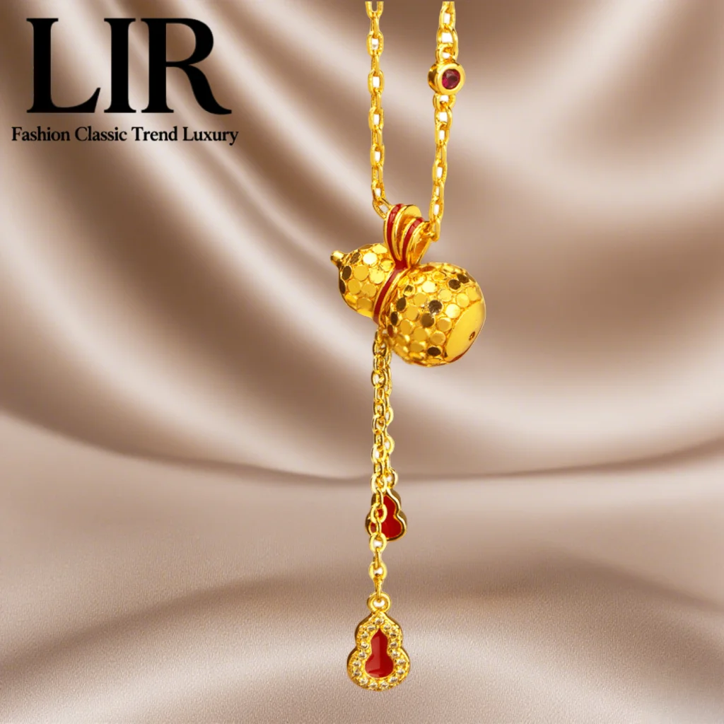 

Ожерелье с подвеской в виде тыквы с кованым покрытием LIR: 3D Lucky Design, неувядающий, сверкающий, модные женские украшения