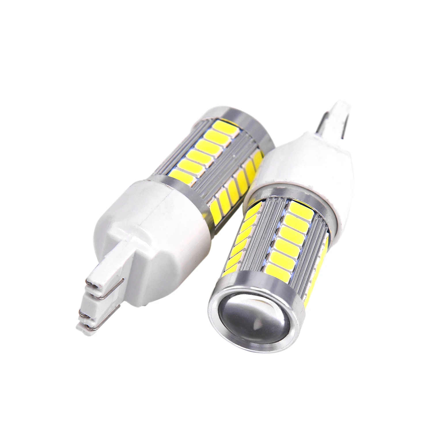 6.6W 800LM Car Backup Reverse light Brake light 2pcs White T20 Bubls 7443 7440 5630 LED Dome Lights Turn light High Quality