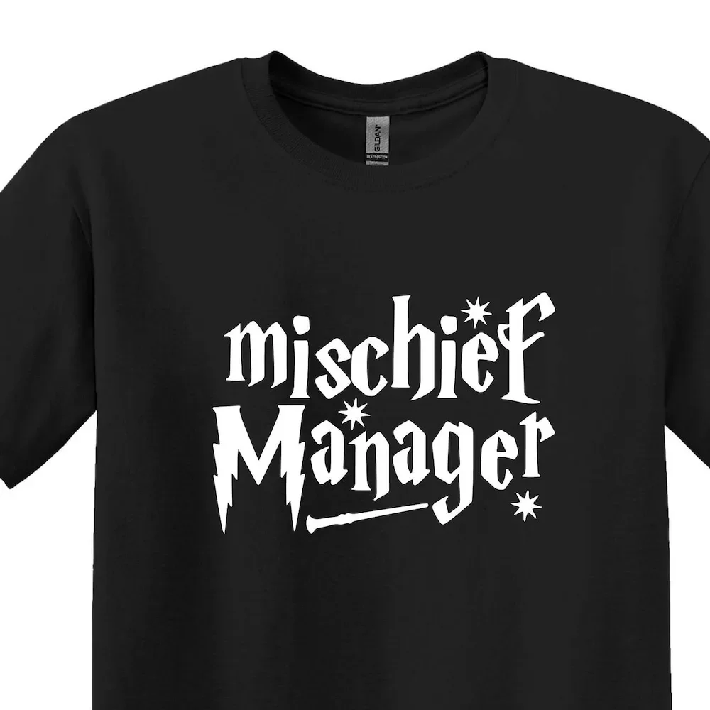 Mischief Manager T Shirt Magic Theme Park