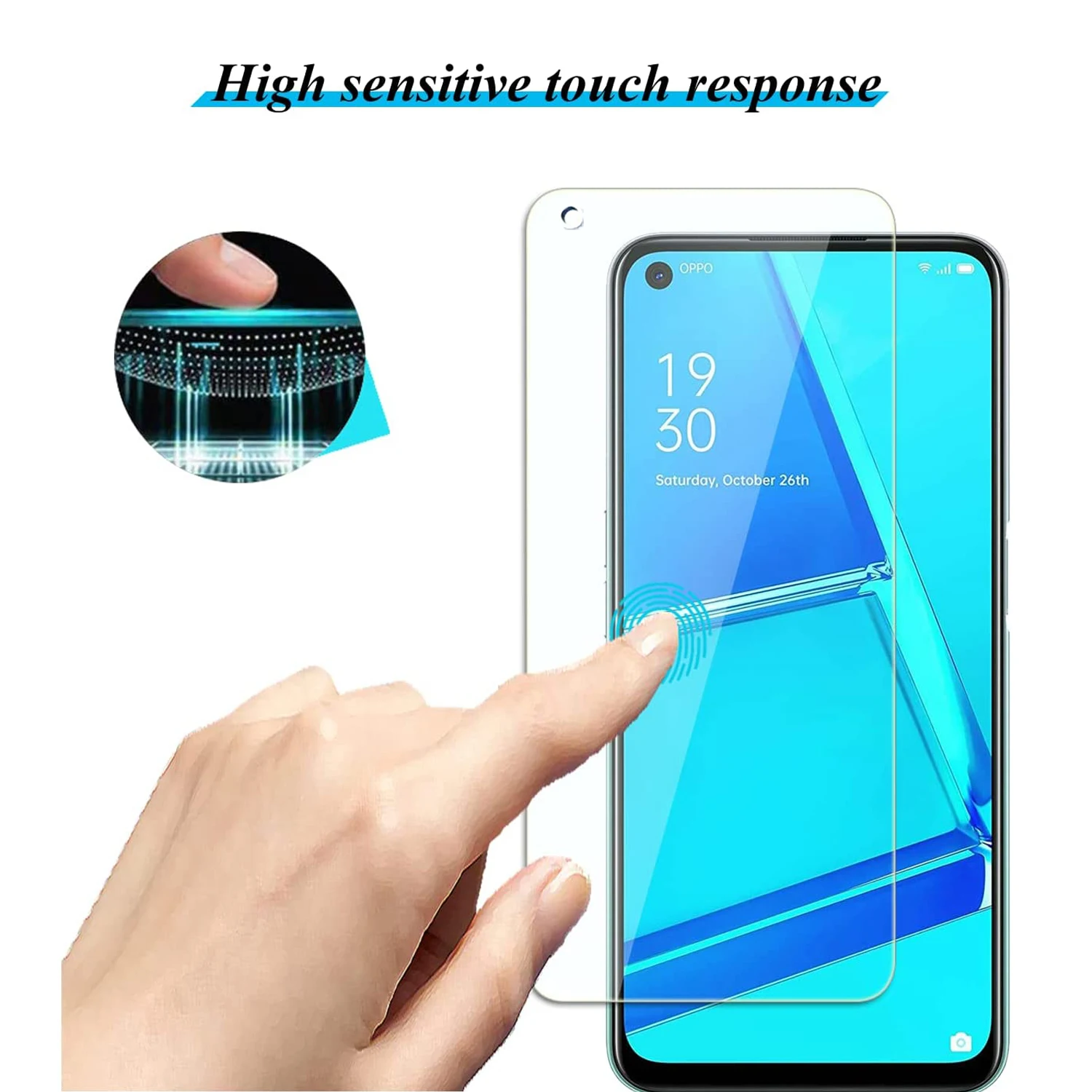 2/4Pcs Tempered Glass For OPPO A96 Screen Protector Glass Film