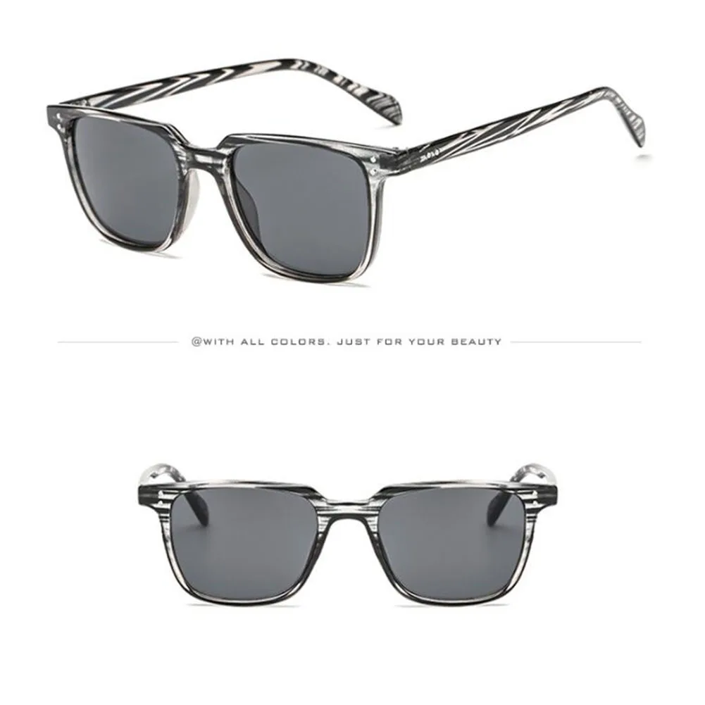 Gafas de sol con montura cuadrada para hombre, gafas de sol Retro con estilo, decoración, liquidación, venta al por mayor, envío directo