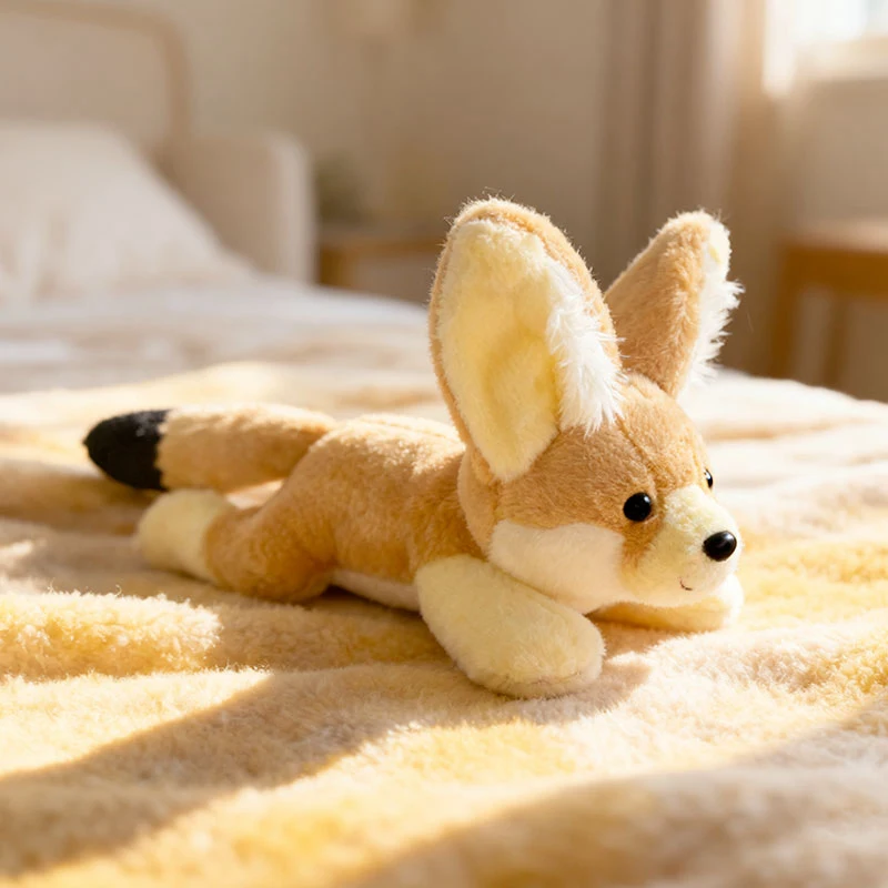 Pluszowe zabawki zwierzęta leśne 25 cm, uroczy krokodyl, salamandra, lis z dużymi uszami, nosorożec, hipopotam, symulowane zwierzęta z dżungli.