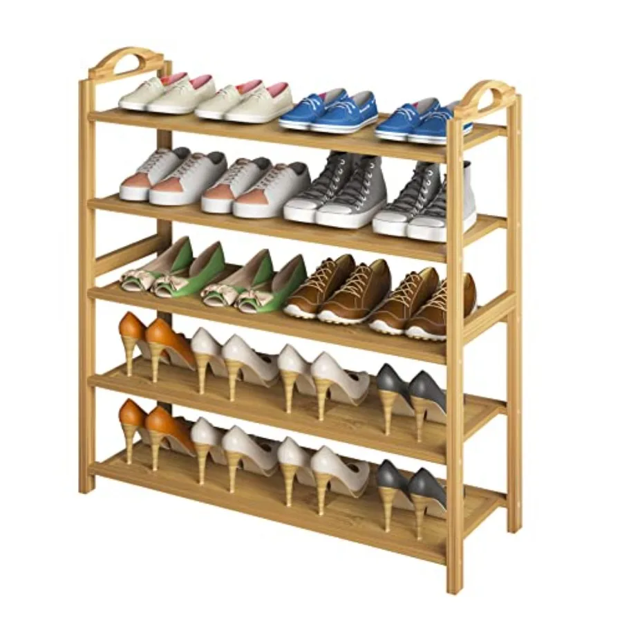 

Bamboo Shoe Rack Shoe Storage Organizer Entryway Shoe Shelf