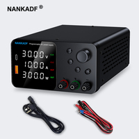 30V 10A Laboratory Power Supply with USB-A/Type-C Charging Port, DC Power Supply for 4-Digit LED Display with Encoder Controls