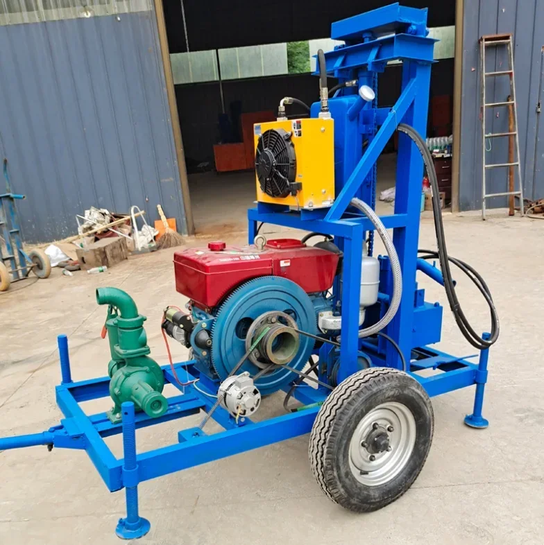 small water well electric rock drill/ small portable borehole drilling machine