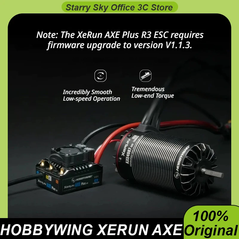 Hobbywing XeRun AXE 5IVE R3 Sensored Brushless ESC XeRun AXE 4987 SD R3S Sensored Brushless Motor Crawler Motor For 1/5 1/6 Car