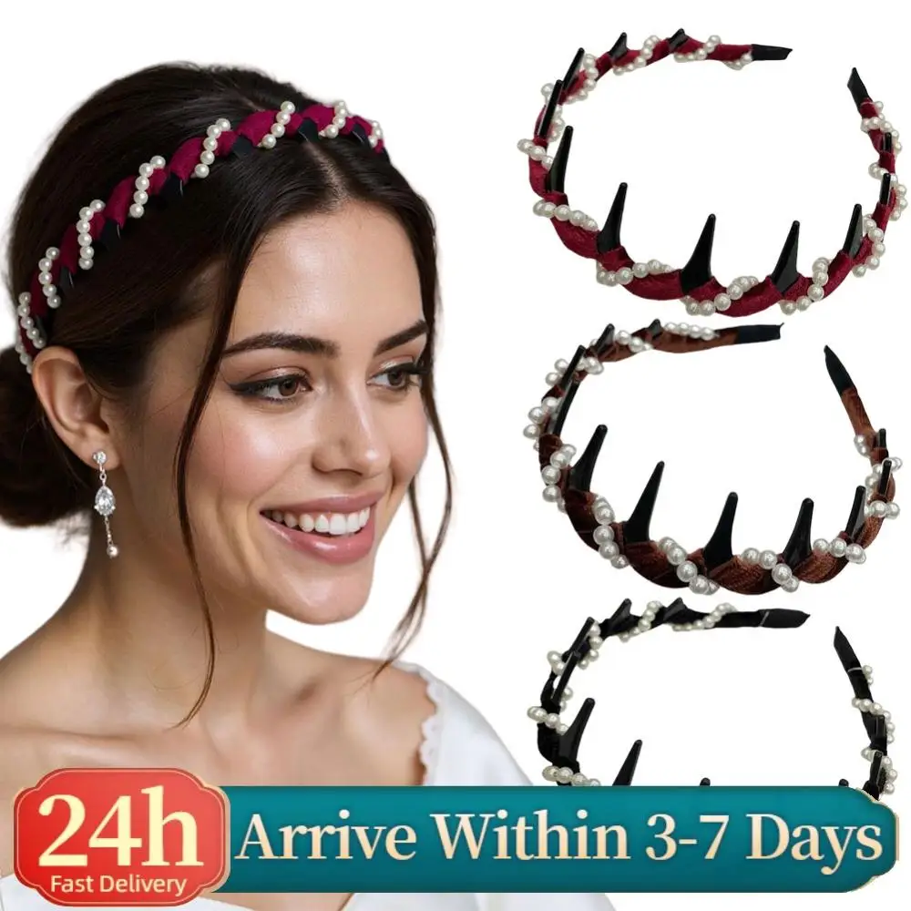 

Декоративная повязка для волос, 3 шт., модная нескользящая повязка для волос, модные аксессуары для волос, подарки для женщин и девочек