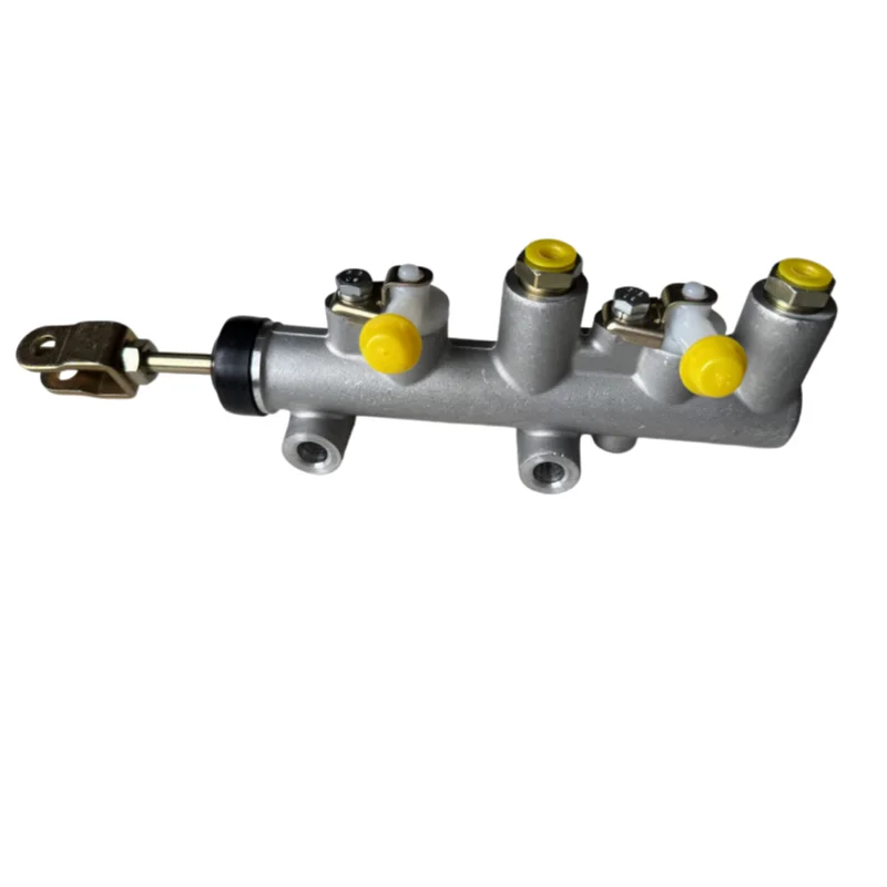 Electric four-wheel sightseeing vehicle, patrol vehicle, golf cart, adjustable brake and clutch master cylinder parts