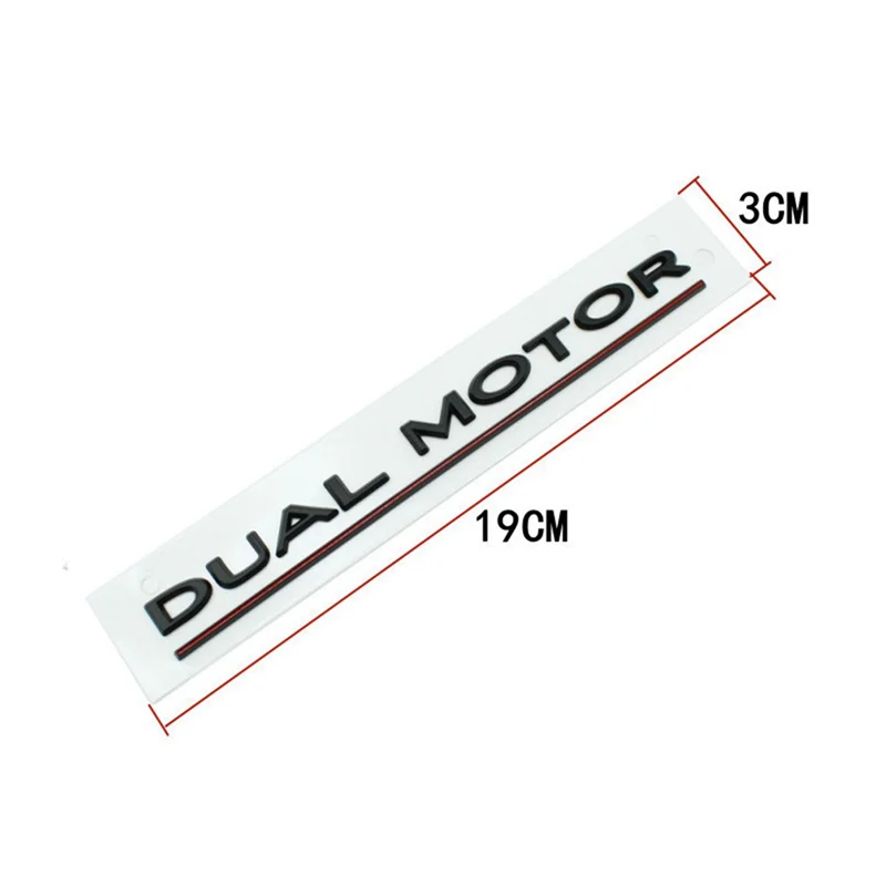 For Tesla Model 3 Y X S Dual Motor Emblem - 3D Dual Motor Badge Sticker Decor Performance Badge Accessories