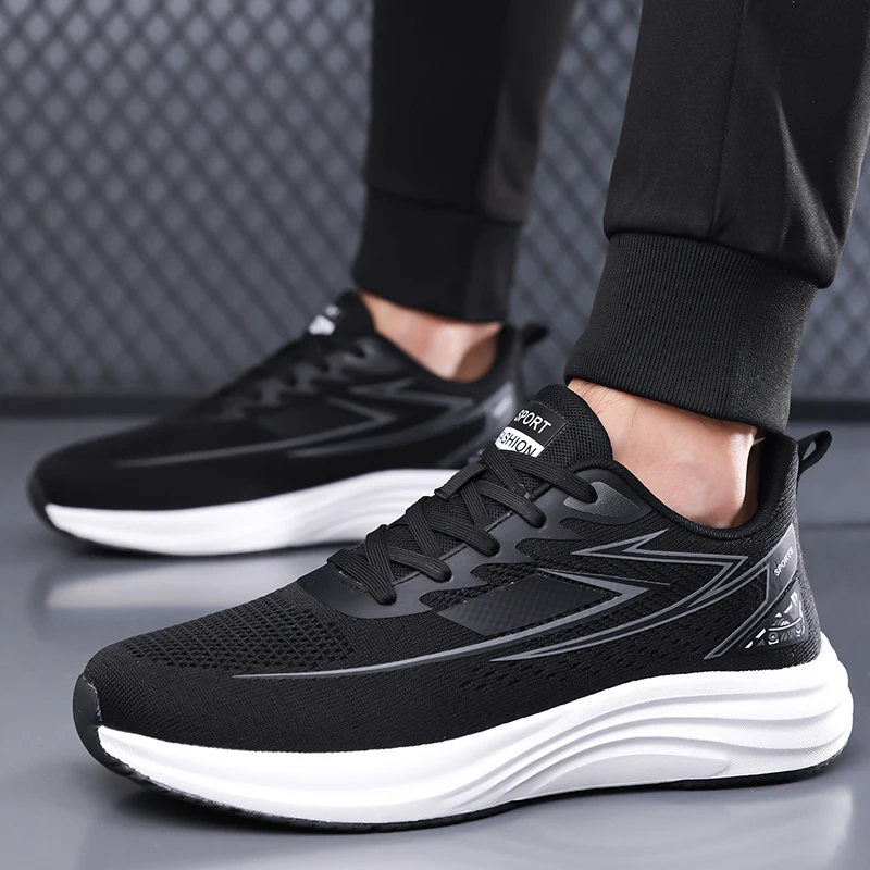 Marathon Herren Sport-Laufschuhe mit Carbonplatte, Luftpolster, Atmungsaktiv, Leichtgewichtig, Bequeme Rutschfeste Damen-Sneaker
