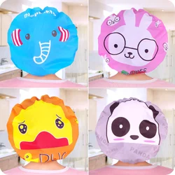 Cartoon Animals Waterproof Bath Hat Thickened Anti-Oil Fume Cap Women Spa Hair Salon Supplies Shower Cap Bathroom Accessories