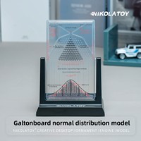 NIKOLATOY Galton Board Model Ornament Toy GaltonBoard Normal Distribution Model Math Teaching Aid