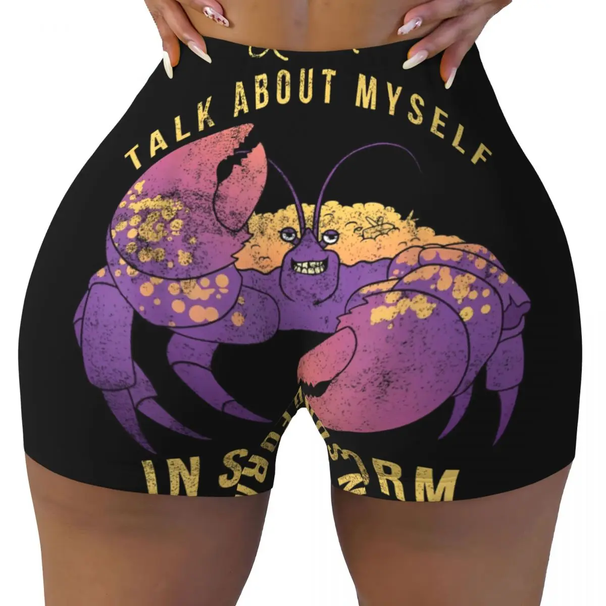 

Женские узкие шорты для йоги для тренировок, Moana Let Me Talk About Myself In Song Form Tam II), шорты с высокой талией, леггинсы для фитнеса