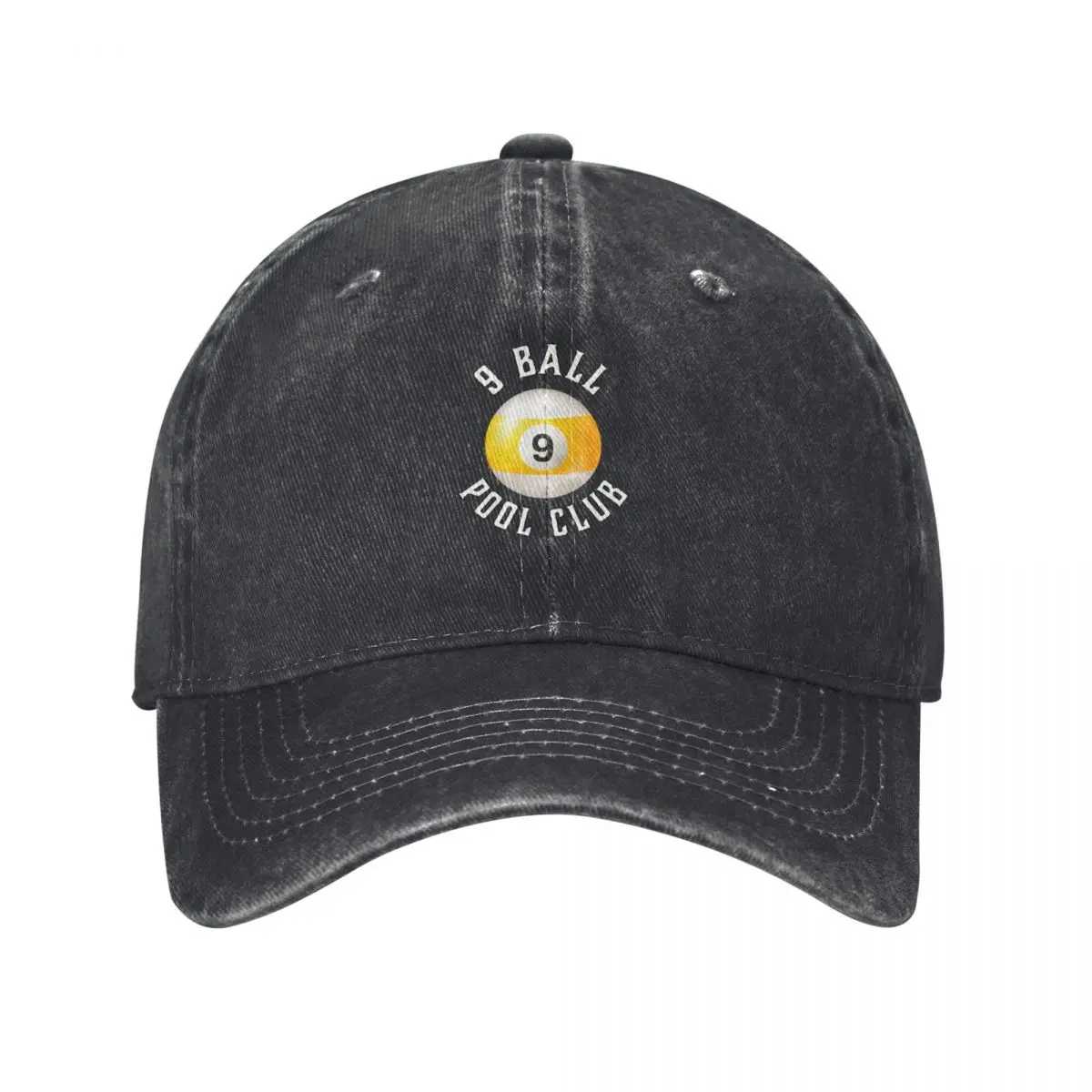 9 Ball Pool Club Baseball Cap Golf Hat Man Rave Women's Men's