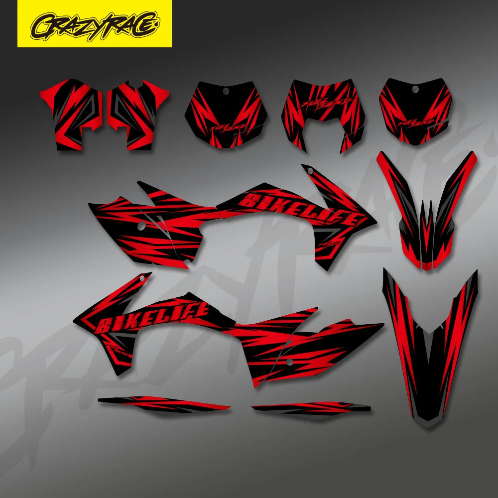 New Team Motocross Graphic Decal Stickers Kits For KTM EXC 125 200 250 300 350 450 500 2012 2013 XC 2011 Customized Gift