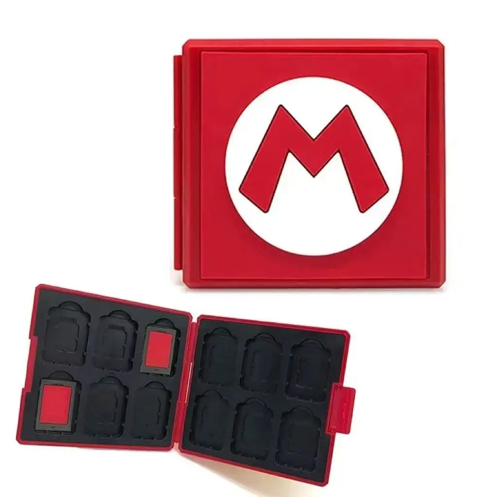 BANGSHE 12 in 1 draagbare doos compatibel met Nintendo Switch Game Card Storage Hard Case Holder Box voor Switch Oled-accessoires