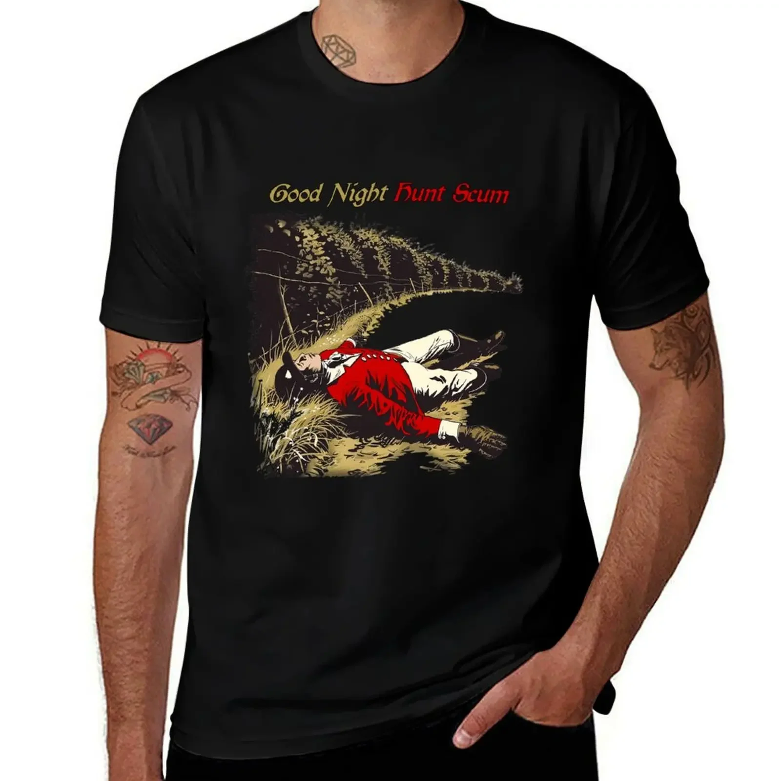 

Good Night Hunt Scum - Stop Fox Hunting - Hunt Saboteur T-Shirt luxury t-shirt topping designer shirts mens designer clothes
