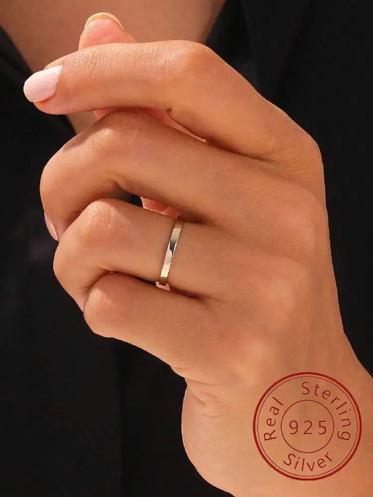 925 Sterling Silver Fashion Classic  Ring For Women Engagement Wedding Anniversary Daily Wear Luxury High Quality Fine Jewelry