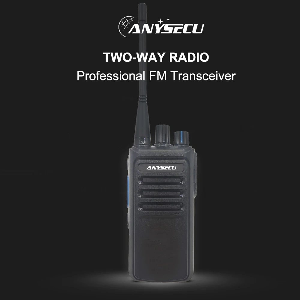 ANYSECU AC-S198 Walkie Talkie Mini  UHF Band 400-480MHz Two-way Radio Professional FM Transceiver With One-key Frequency Copy