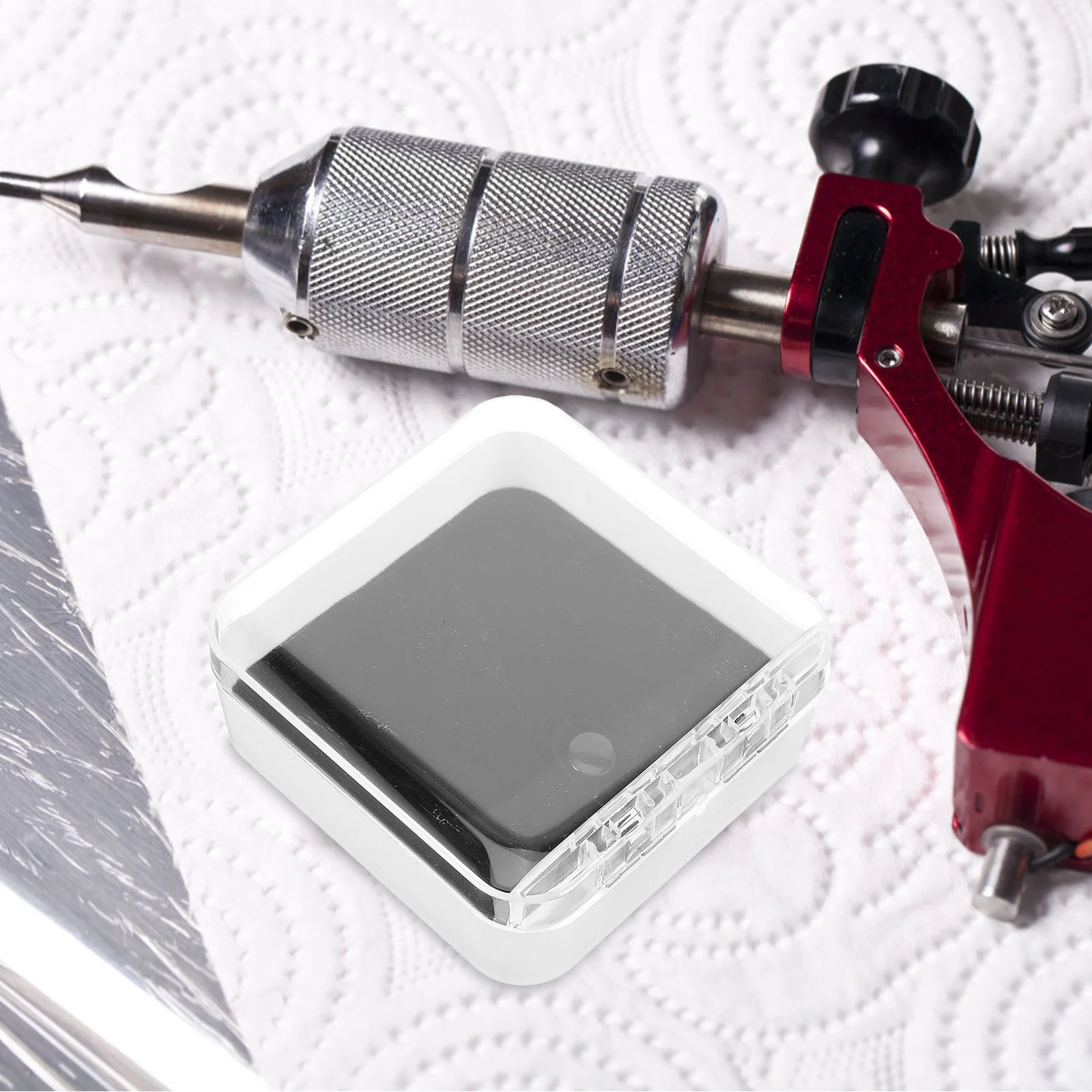 

Carrying Case for Machine and Tools Protective Acrylic Box for Desk Display Or Travel Use Tattoo Case