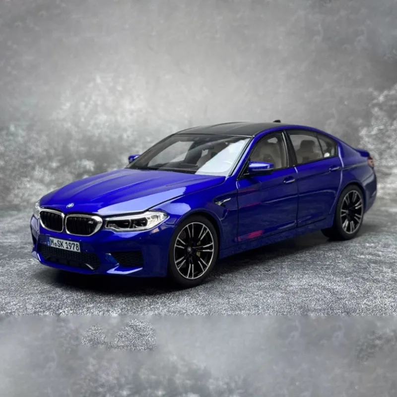 Original Diecast Alloy 1/18 Scale 2018 M5 F90 Sedan Car Model Adult Classic Collection Static Display Boy Toy